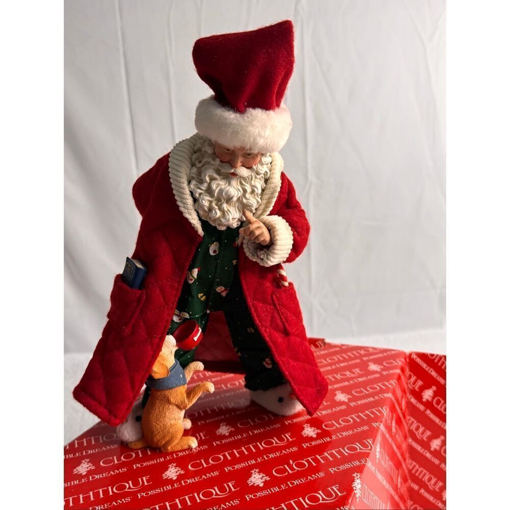 Department 56 Possible Dreams Clothtique Santa “Partners in Crime" #57.71277